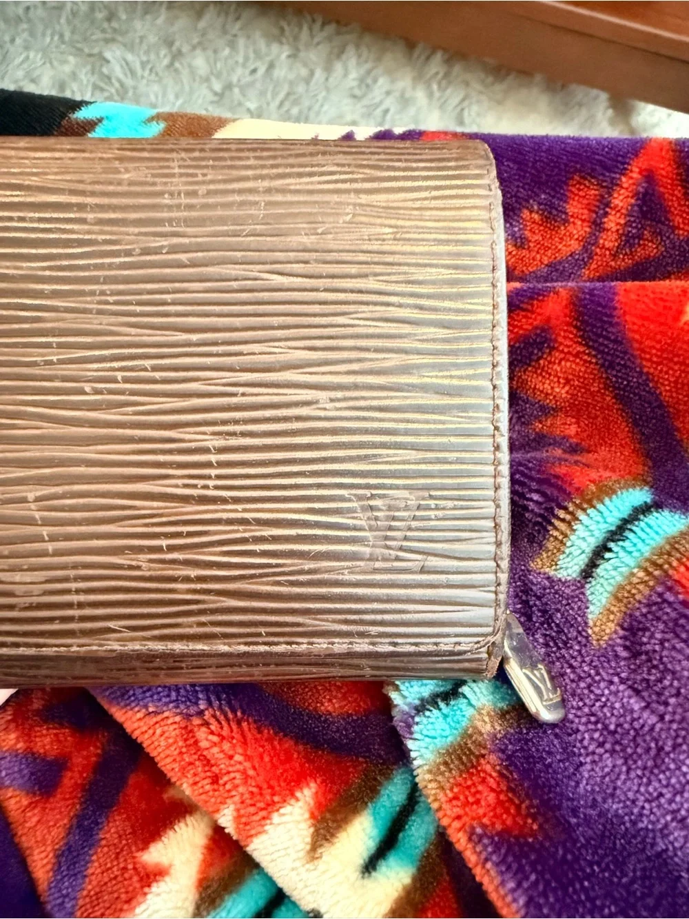 Auth Vintage Louis Vuitton - Porte Monnaie Billets Tresor Bifold Wallet - Lilas